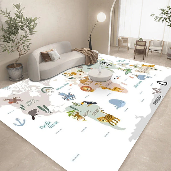 Animal World Carpets for Bedroom Living Room Home Sofa Children&